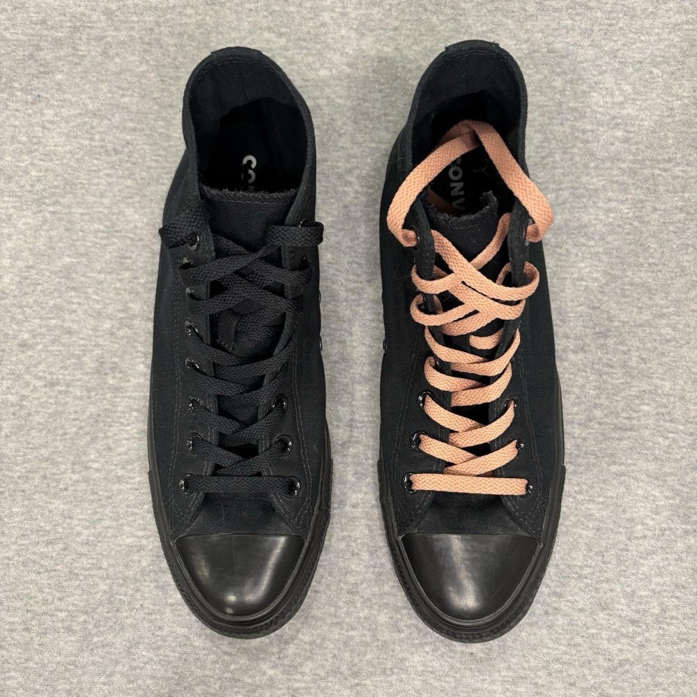 Converse Chuck Taylor All Star High Top Shoes Mens 9.5 Womens 11.5 Black M3310C - Picture 6 of 9